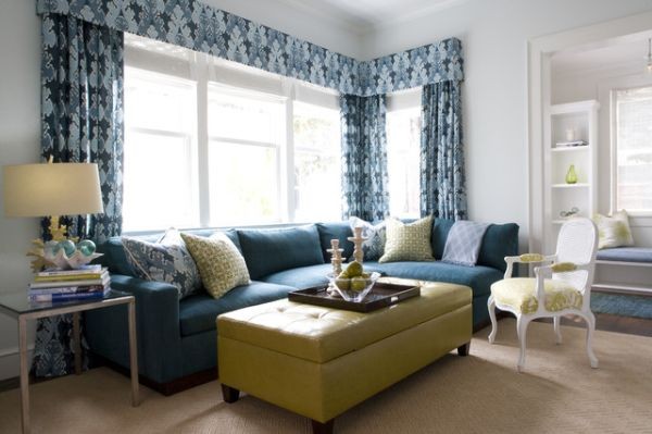Những biến hóa nội thất phong cách với sofa màu ngọc lam 3