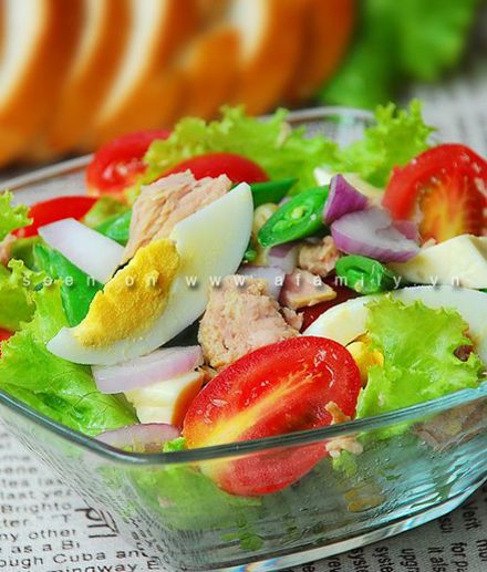 Hướng dẫn làm salad sắc màu ăn giảm cân - 5