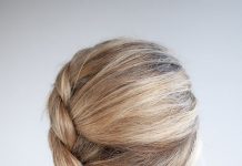 Tóc tết lệch thái dương lãng mạn vào mùa thu - 1