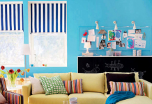 Kết hợp màu vàng tạo sức sống cho không gian