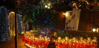 Trang trí đèn quanh nhà chào đón giáng sinh - 6