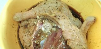 Sơ chế đùi vịt và ướp đuồi vịt trước khi chiên khỏang 30 phúc - mì vịt tiềm