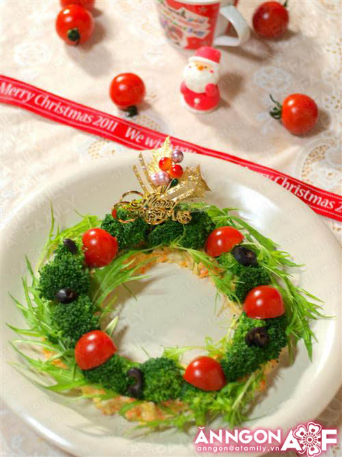 Salad siêu tốc cho bàn tiệc Giáng Sinh sắc màu  - 5