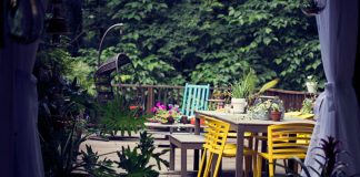 Ngắm nhìn mảnh sân sau đẹp tràn đầy hoa và màu sắc - 1