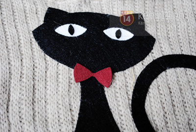 Hướng dẫn may áo crop top mèo đen đáng yêu - 7