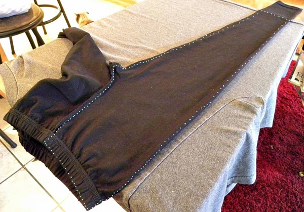 Chế quần legging cực dễ từ áo phông cũ  - 2