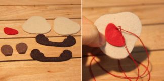 Cách làm kẹp tóc và dây buộc tóc handmade tặng bé dịp Giáng sinh - 1