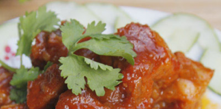 Sườn non sốt chua ngọt