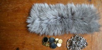 Cách làm vòng tay handmade từ vải lông cực sành điệu - 1