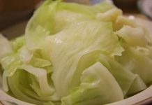 cách luộc bắp cải 7