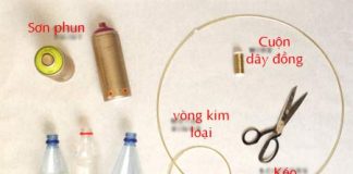 Đèn hoa rực rỡ từ chai nước ngọt - 1