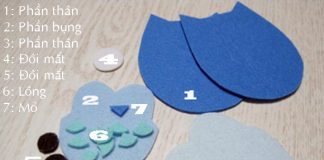 Làm bookmark hình chú chim cú đáng yêu