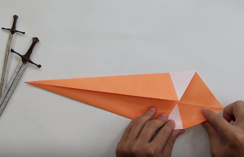 Cách làm kiếm theo phong cách origami cho bé1