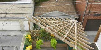 Tạo vườn xanh trên sân thượng Tạo vườn xanh trên sân thượng - Archi