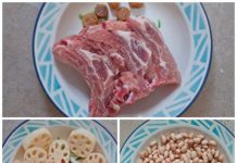 Ngon cơm với củ sen hầm xương và lạc non - 1