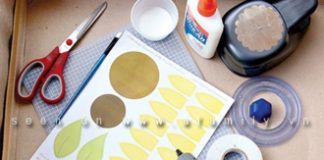 Hướng dẫn cách làm bông hoa hướng dương từ giấy bìa - 1