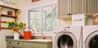 7 mẹo đơn giản tạo sức sống cho phòng giặt là - Archi