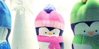 Tái chế vỏ chai nhựa thành bé cánh cụt