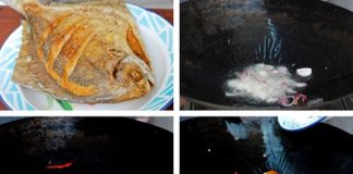 Cuối tuần làm cá chim sốt cay  - 1