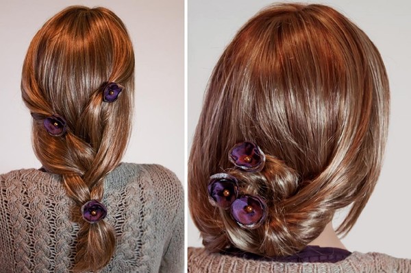 Làm hoa vải đơn giản mà xinh xắn trang trí phụ kiện cho mái tóc 16