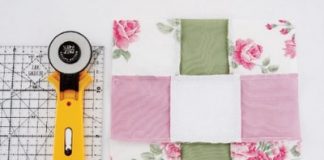 Học mẹ khéo tay cách may chăn ghép vải cả nhà đắp đều ấm1