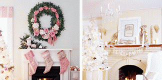 Rực rỡ lò sưởi cho phòng khách trong ngày noel - 4