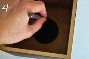 Cách làm hộp đựng giấy ăn hình khối rubik bày Tết - 5