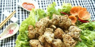 cách làm vịt rang muối