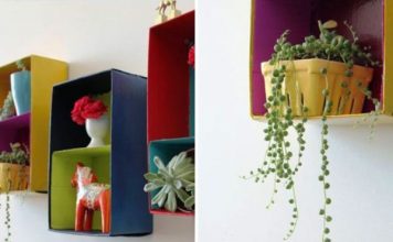 14 cách làm kệ trang trí độc đáo từ những vật dụng ‘bỏ đi’ 1