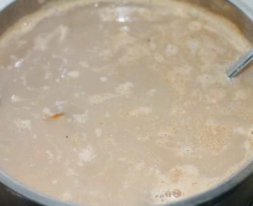 Nấu món cháo tôm sò lông cho bữa sáng nóng hổi - 8