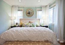 Phòng ngủ màu trắng lãng mạn