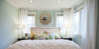 Phòng ngủ màu trắng lãng mạn