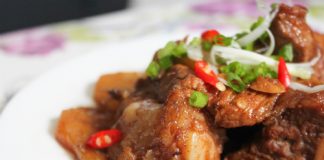 Sườn non kho dứa ngon cơm ngày trở rét - 1