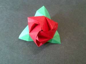 Cách gấp hoa hồng bằng giấy origami đầy ma thuật - 19