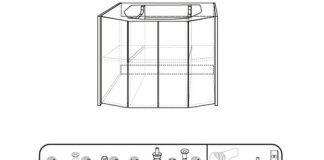 Cách lắp đặt tủ chậu phòng tắm - 1