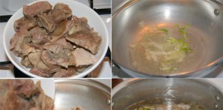 Cách làm bắp bò hầm kim chi cay cay, ai ăn cũng thích 1