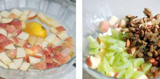 Tự làm salad táo thanh ngọt chỉ trong 3 phút