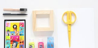 Làm tường ảnh xin xắn để đón tết