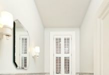 trang trí phòng tắm, phòng tắm hẹp, nội thất