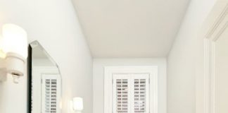 trang trí phòng tắm, phòng tắm hẹp, nội thất