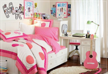 Sắc hồng ngọt ngào cho phòng bé gái