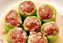 Hướng dẫn làm món mướp hương nhồi thịt - 1