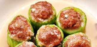 Hướng dẫn làm món mướp hương nhồi thịt - 1