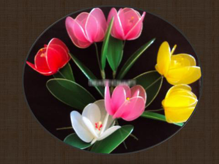 Tự tay làm hoa tulip lung linh trang trí ngày Tết10