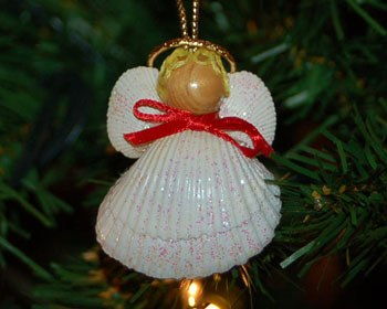 Làm thiên thần vỏ sò xinh xắn trang trí cây thông Noel - 9
