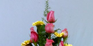 Các mẫu cắm hoa đồng tiền Tết mang giàu sang phú quý vào nhà0