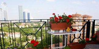 Ban công không đối diện với góc nhọn