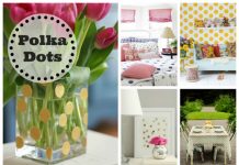 Nhà dễ thương với họa tiết chấm bi - 1