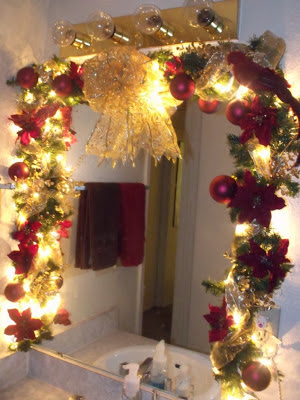 Trang trí phòng tắm cho mùa Giáng sinh - 2