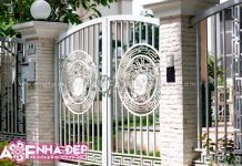 Cách 'làm điệu' cho hàng rào kim loại - 1